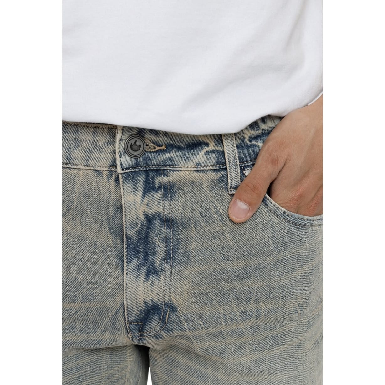 Smoke Rise Vintage Washed Jeans (Eden Blue)