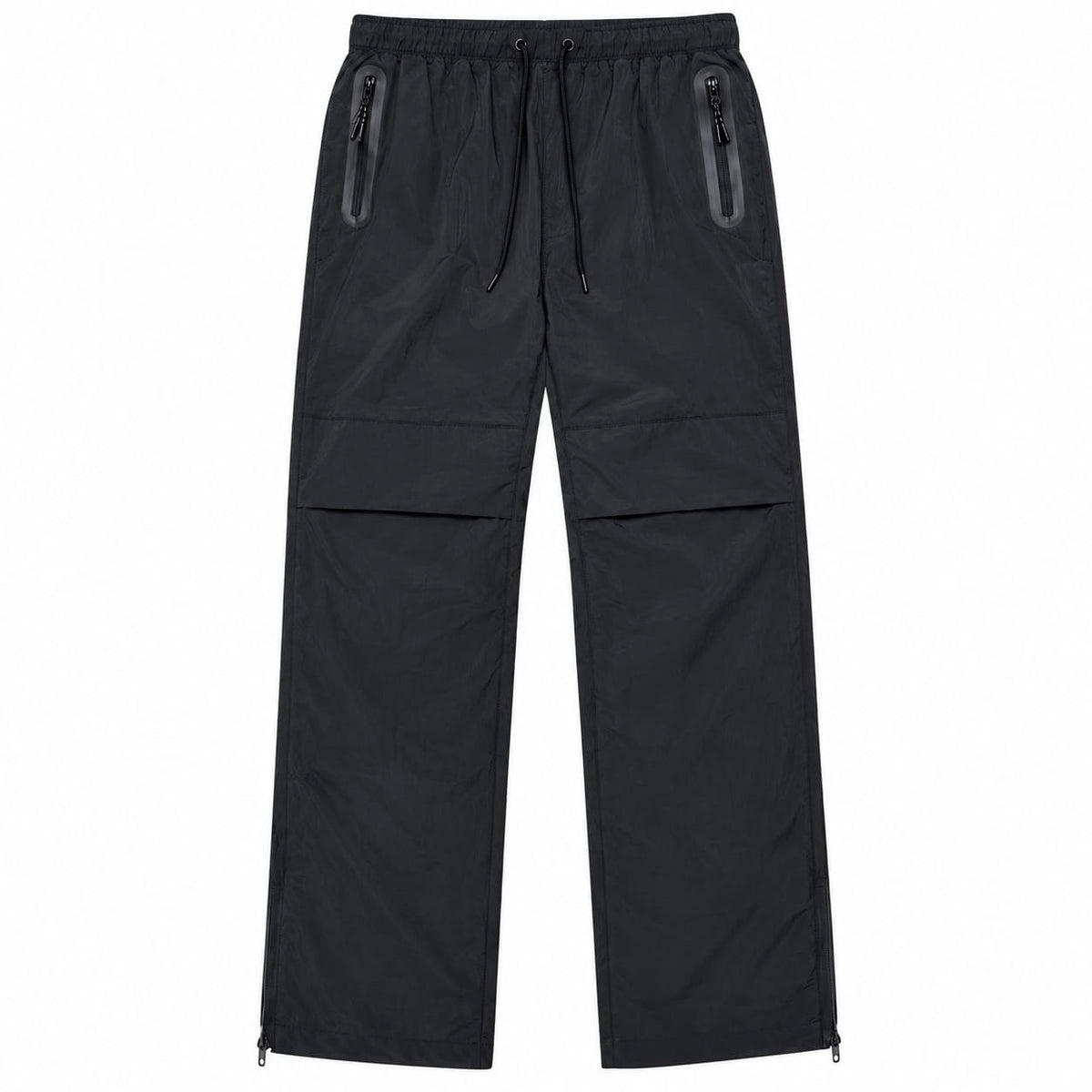 Civilized Nylon Zip Hoodie & Pants Tech Set (Black) RF260-BLK