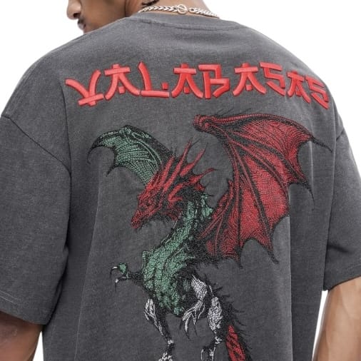 Valabasas Kaen Tee (Dark Grey) VLBS-VT1-1091