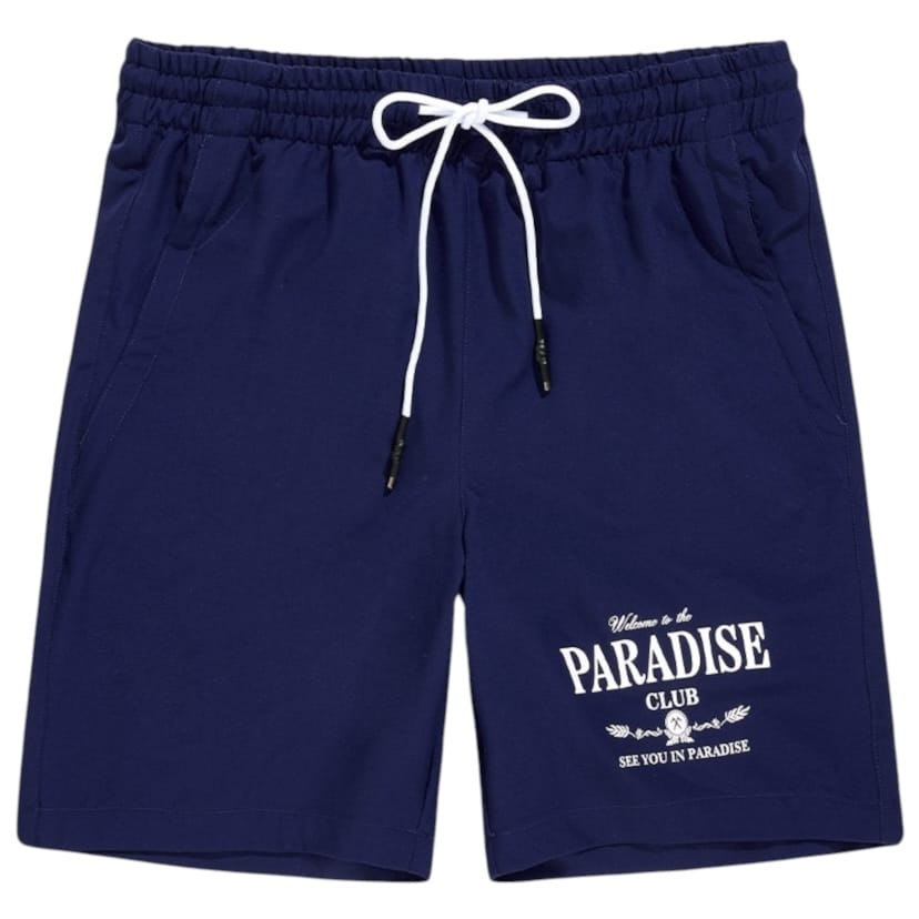 See You In Paradise Club Shirt and Short Set (Navy)
