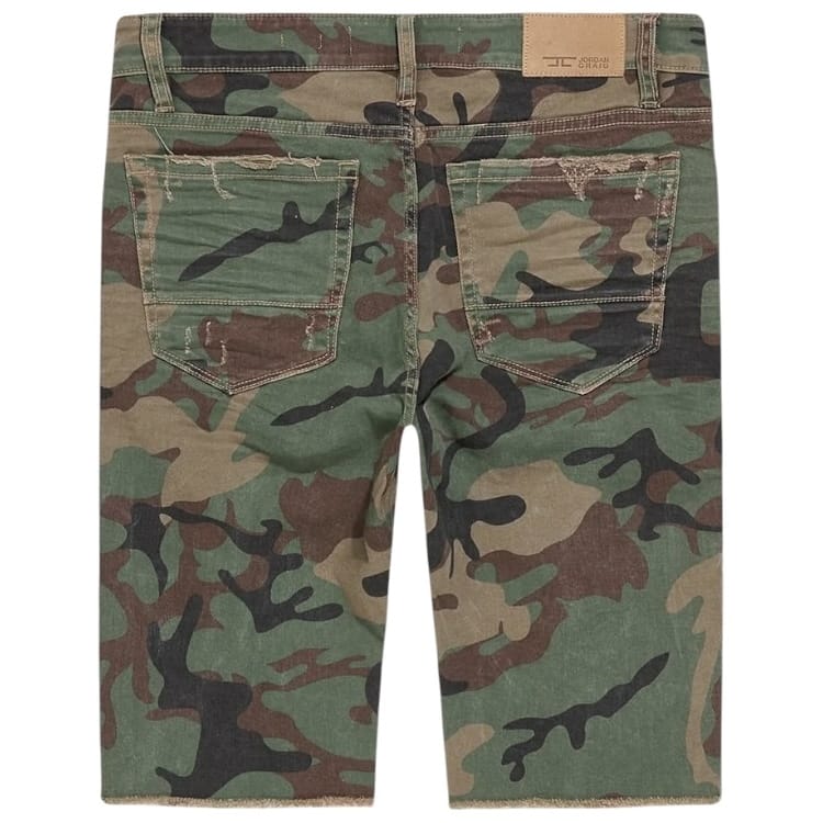 Jordan Craig OG Tulsa Camo Twill Shorts (Vintage Camo) J3228SC
