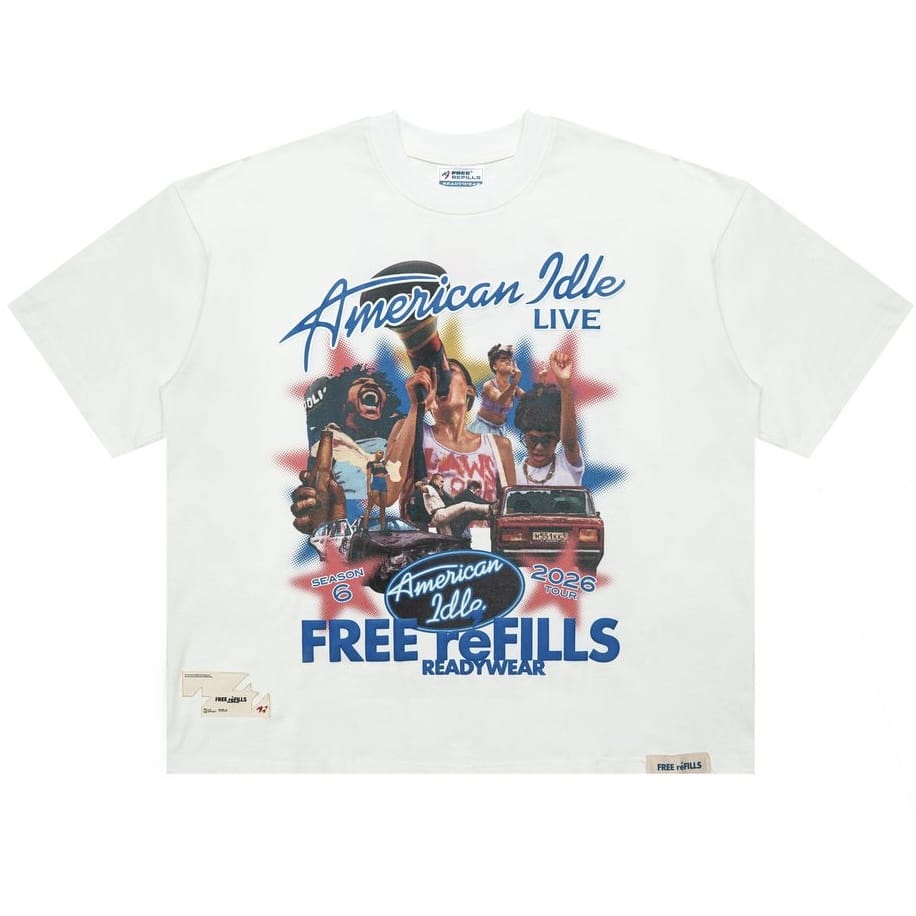 Free Refills American Idle Tee (Off White) FR-S26-089