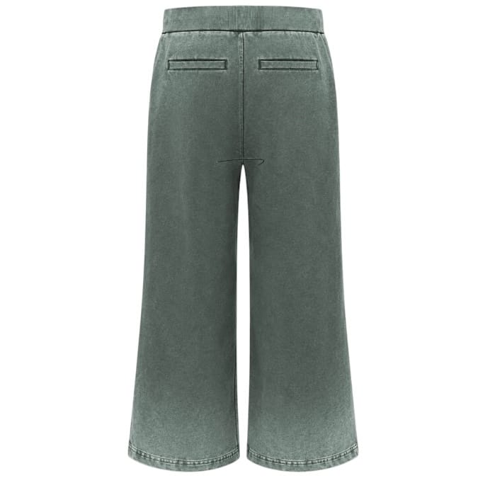 Almost Someday Enemies Zip Hoodie & Flare Pants Set (Green)