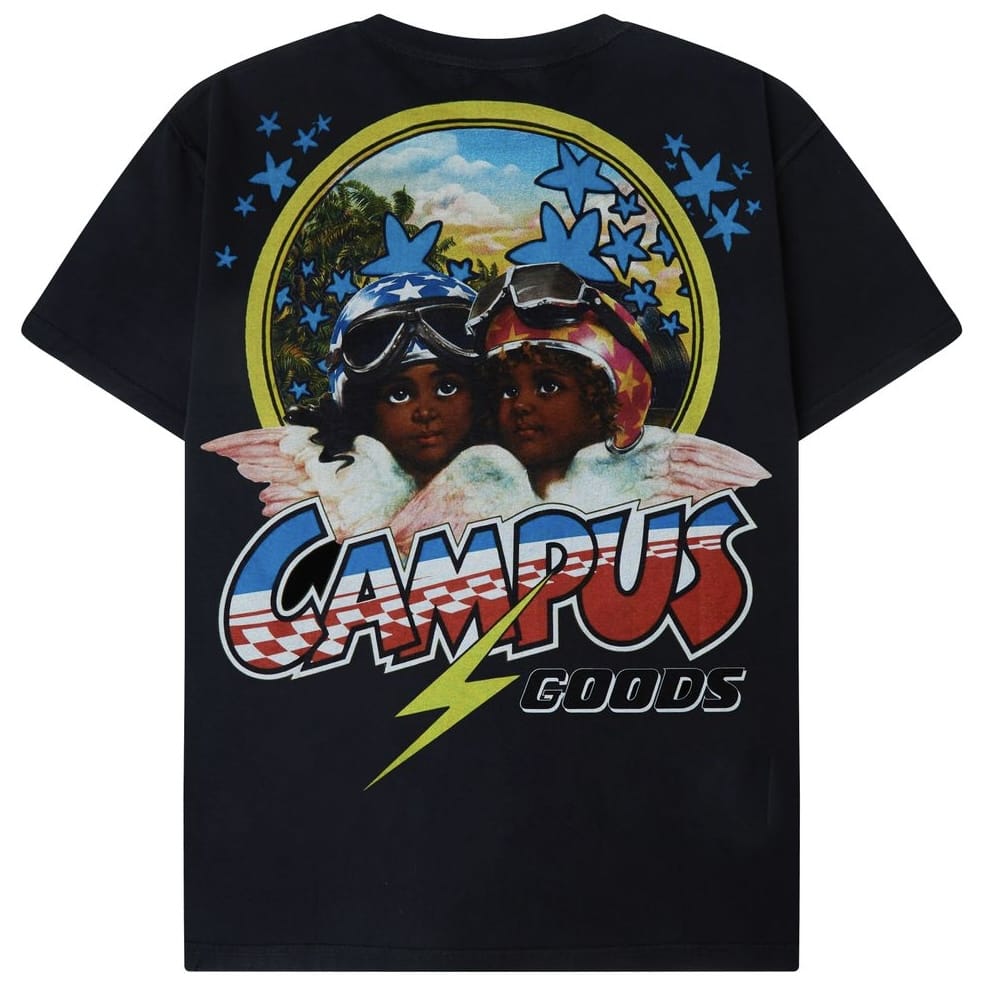 Campus Goods Checkpoint Tee (Jet Black) CG-FALL26-008