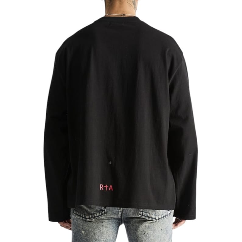 Rta Marceau Oversized Long Sleeve Tee (Black Payday) MCVUK1447-T2364BKPYD