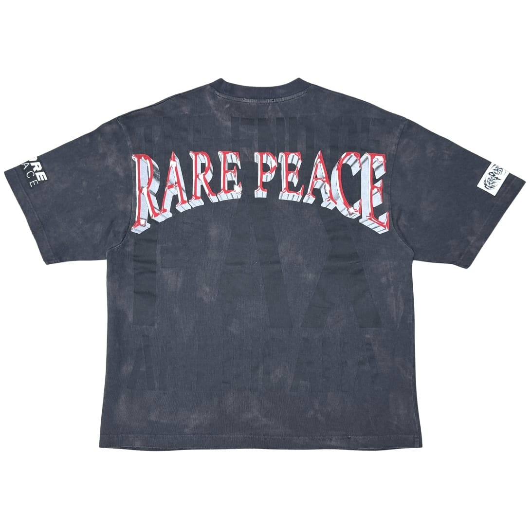 Rare Peace Terminator Rhinestone Tee (Dark Grey) RT6138