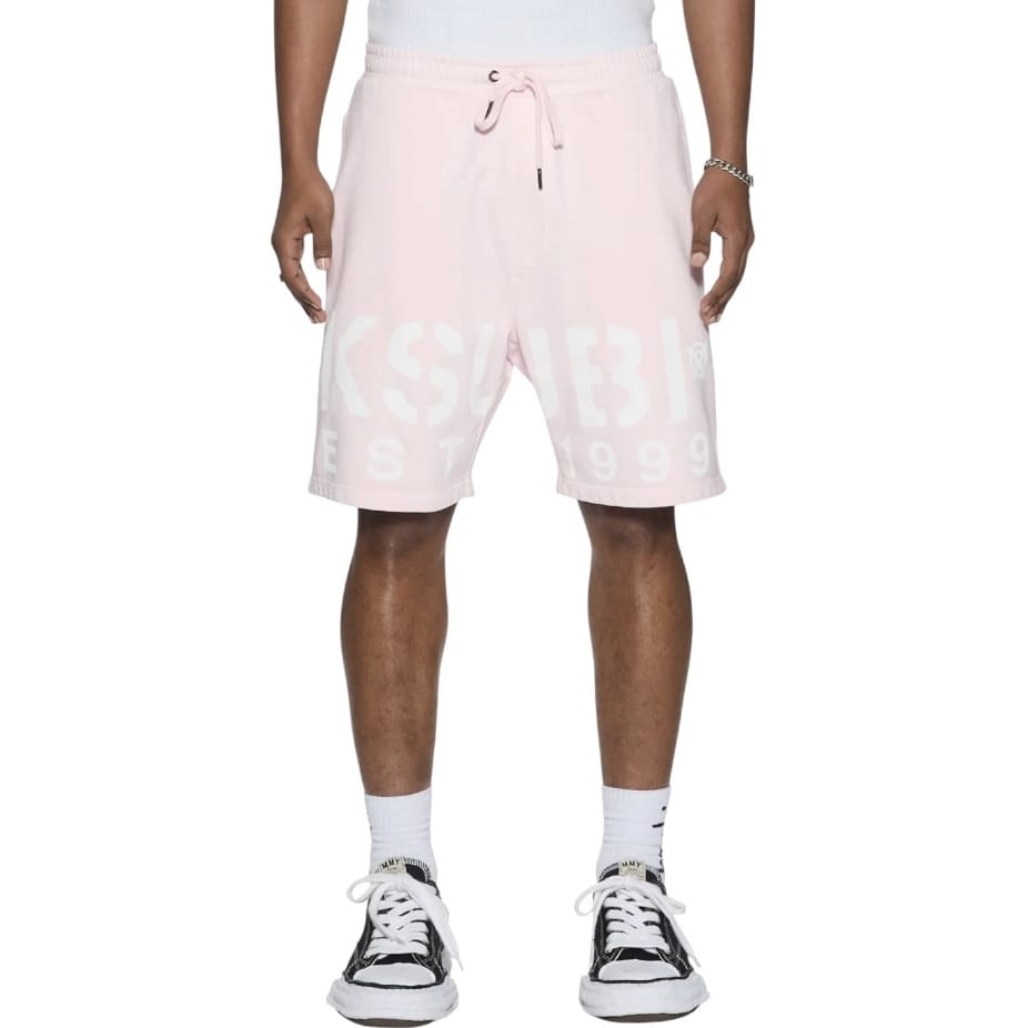 Ksubi State Trak Shorts (Quartz Fade Pink) MPF26WA026