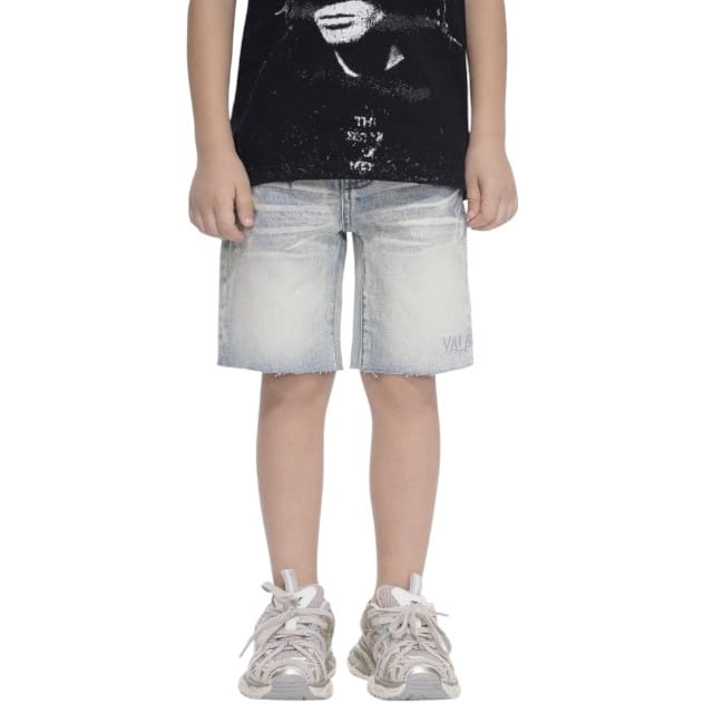 Kids Valabasas Jr. Kids Denim Shorts (Light Wash)