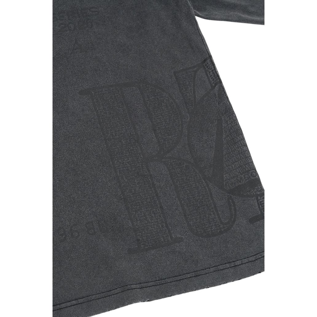 Rta Marceau Oversized Long Sleeve Tee (Vintage Black Counterfeit)