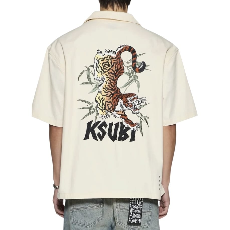 Ksubi Stay Up Diner SS Shirt (Ecru Natural) MPF26SH007