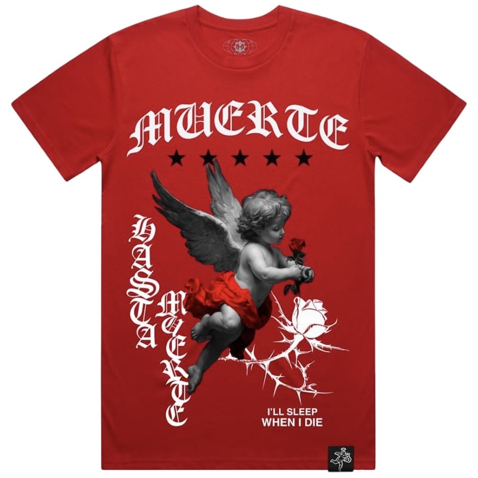 Hasta Muerte Flight Star Tee (Red)