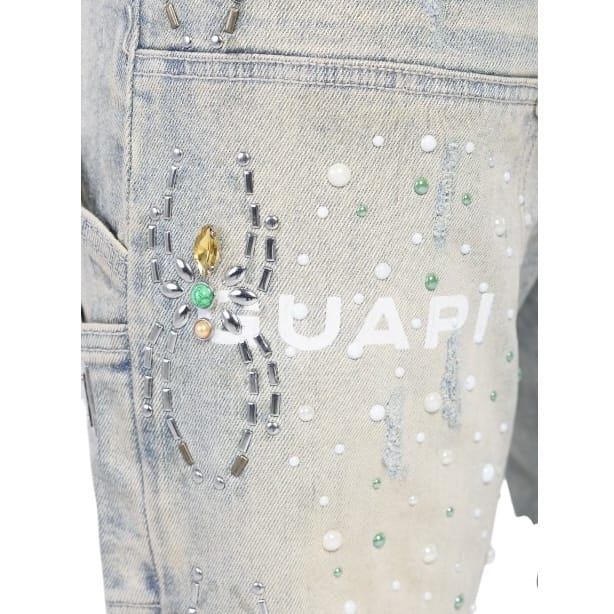 Guapi Spider Denim Jean (Emerald) 818ESD