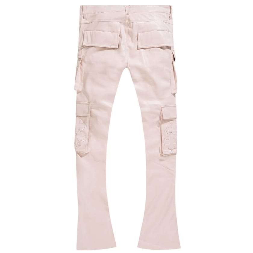 See You In Paradise Skinny Stacked Eden Cargo Pants (Pink) JRFP2346