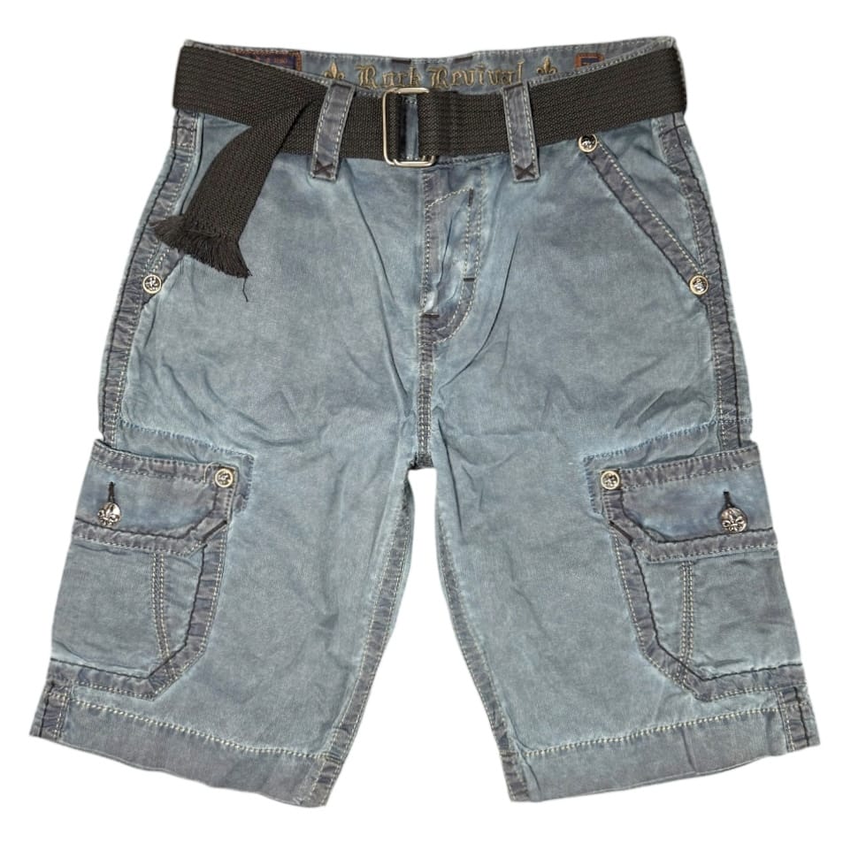 Rock Revival Classic Cargo Short (Navy) RCM093