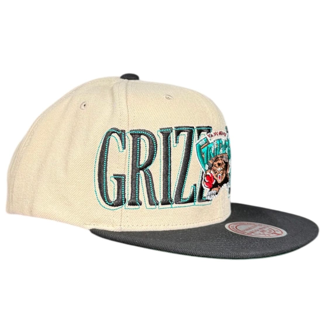 Mitchell & Ness Nba Vancouver Grizzlies Across The Board Snapback (Cream)