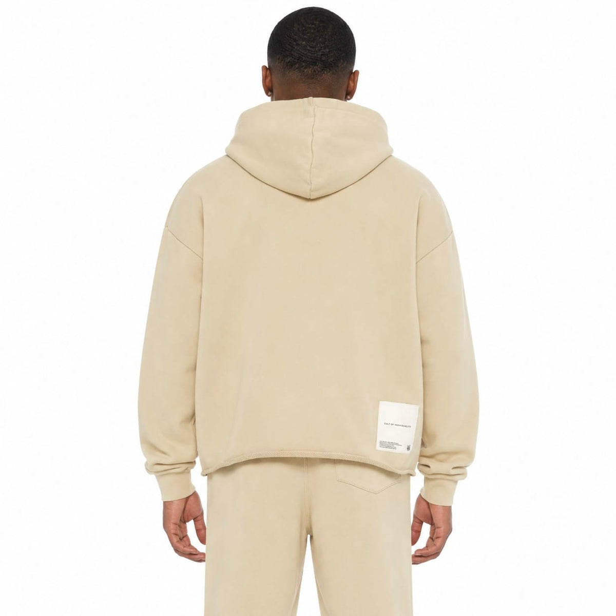 Cult Of Individuality French Terry Zip Hoodie & Sweatpants Set (Cream)