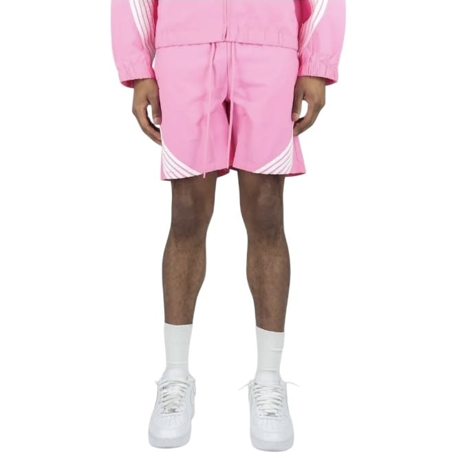 Rebel Minds Striped Nylon Shorts (Pink) A00-14905