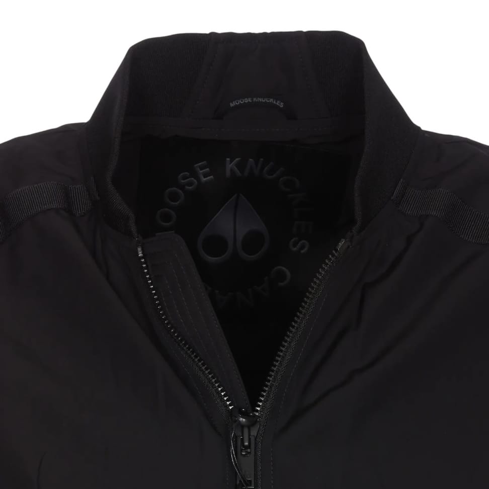 Moose Knuckles Courville Bomber Jacket (Black)