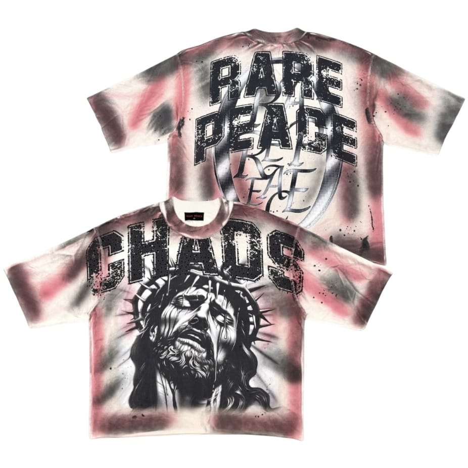 Rare Peace Chaos Tee (Light Khaki) RT6047