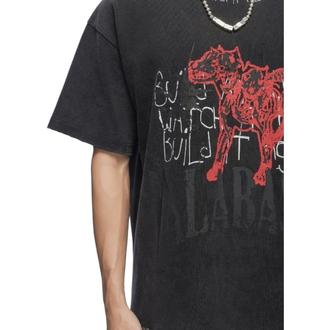 Valabasas Fallen Empire Tee (Vintage Black) VLBS-VT1-1119