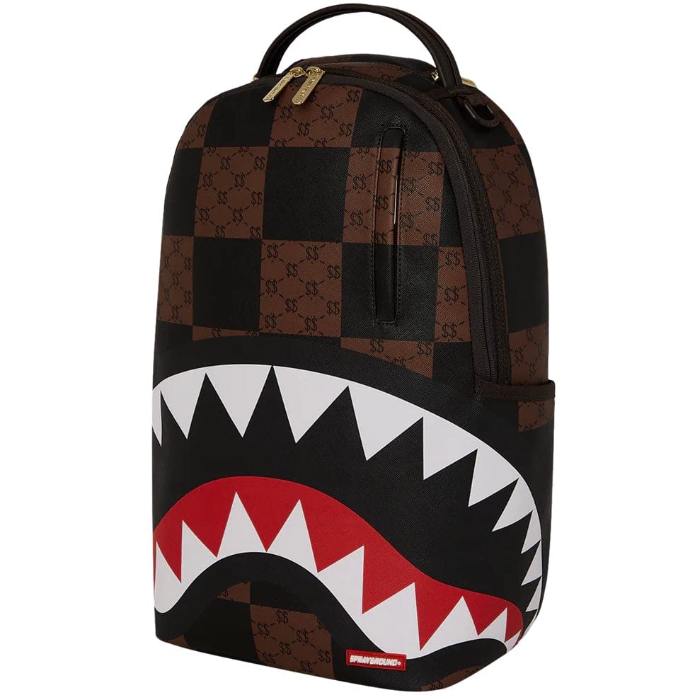 Sprayground That Big Check Shark Backpack