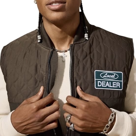 Jordan Craig Local Dealer Service Quilted Vest (Chocolate) 91773V