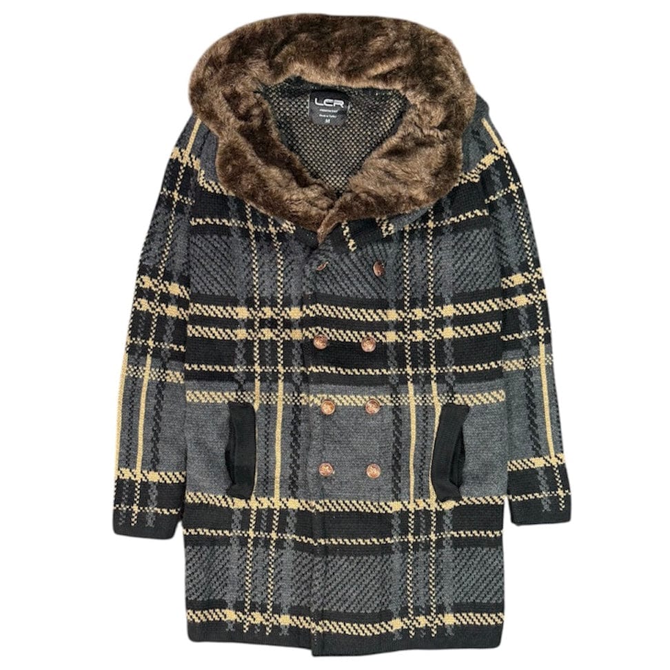 LCR Faux Collar Jacket (Black Smoke) 6285