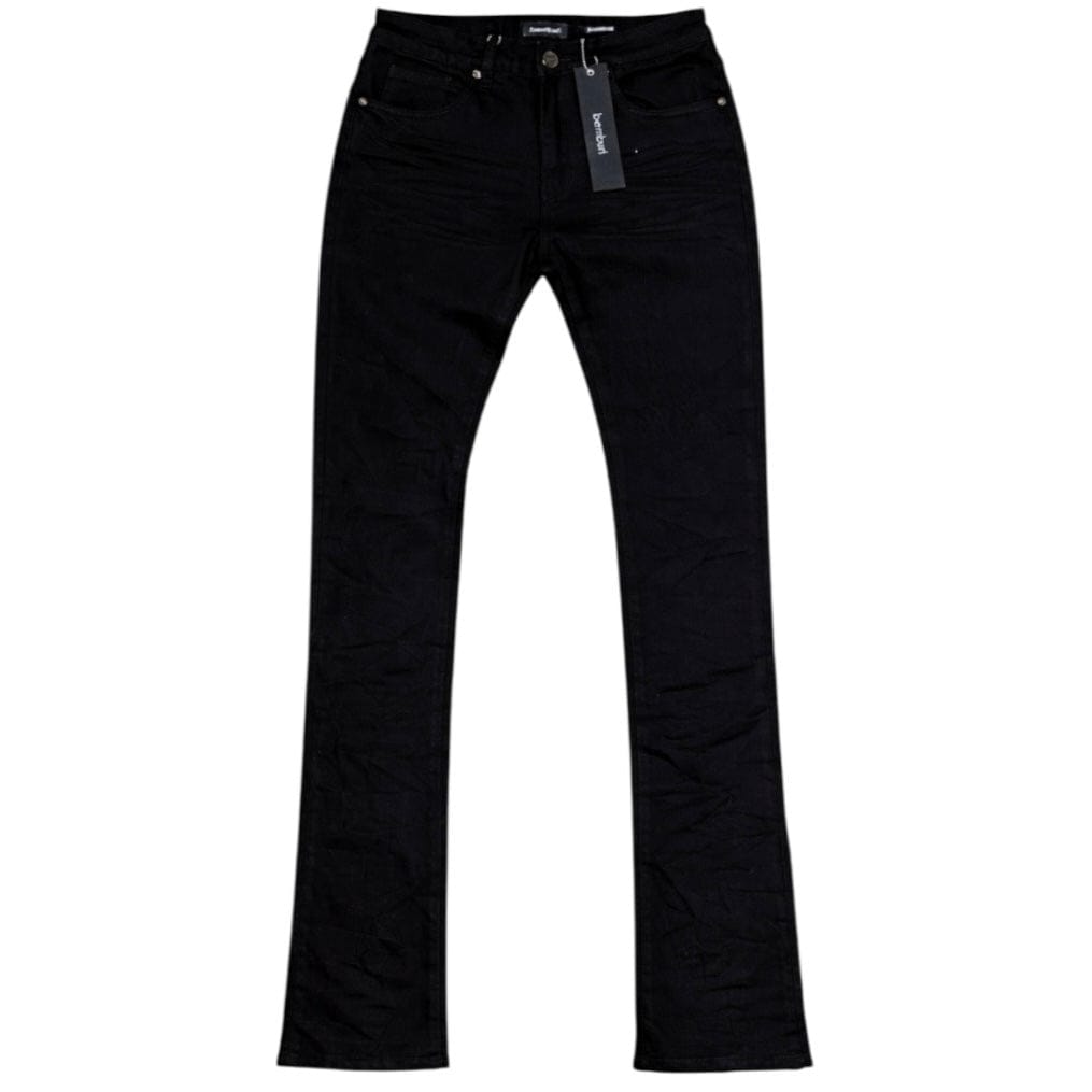 Bemburi Stacked Clean Denim Jean (Jet Black) M8503DA