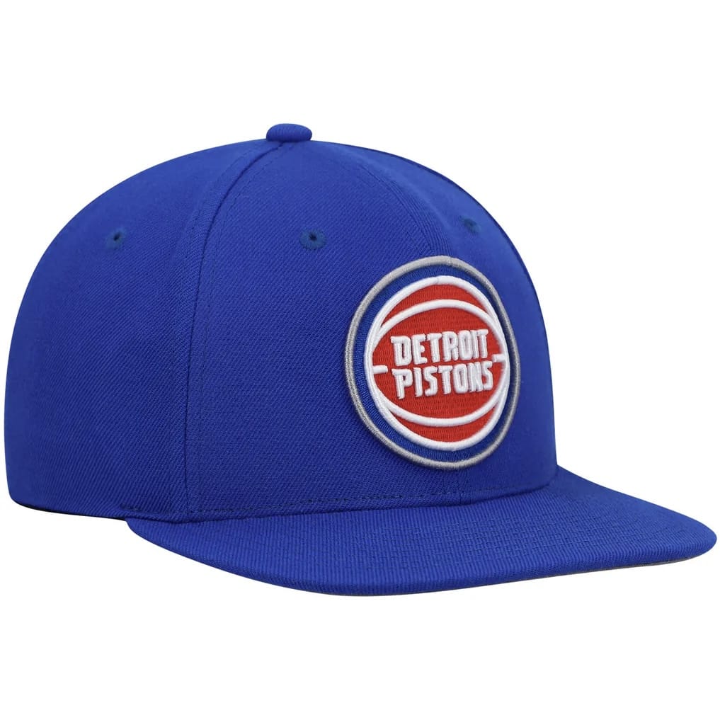 Mitchell & Ness NBA Detroit Pistons Team Ground 2.0 Snapback (Blue)