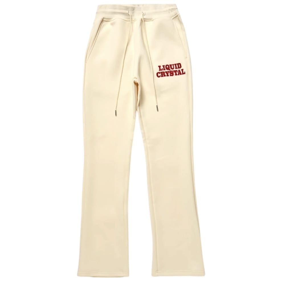 Liquid Crystals Chenille Hoodie & Pants Set (Cream)