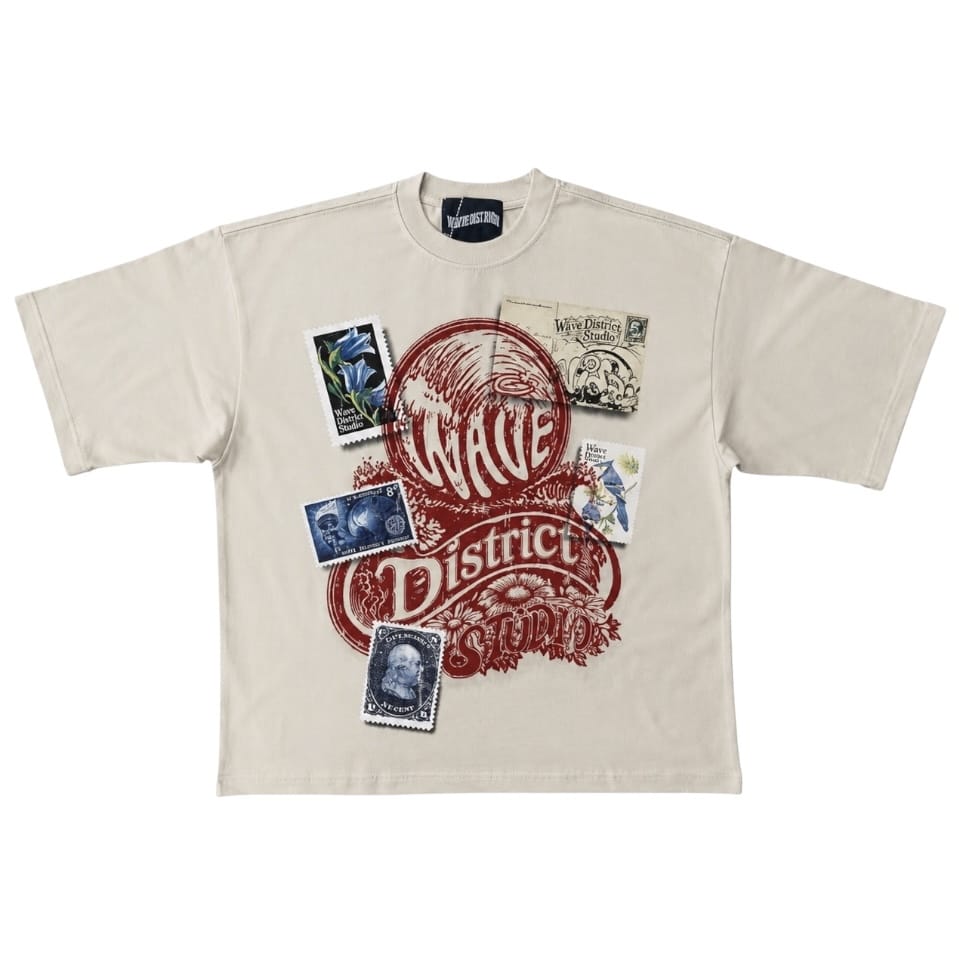 Mr. Wave Vida Oversized Tee (Beige) WDS-3T004B