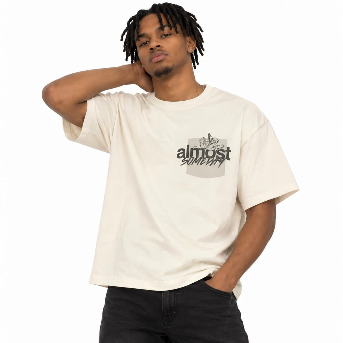 Almost Someday Enemies Tee (Cream)