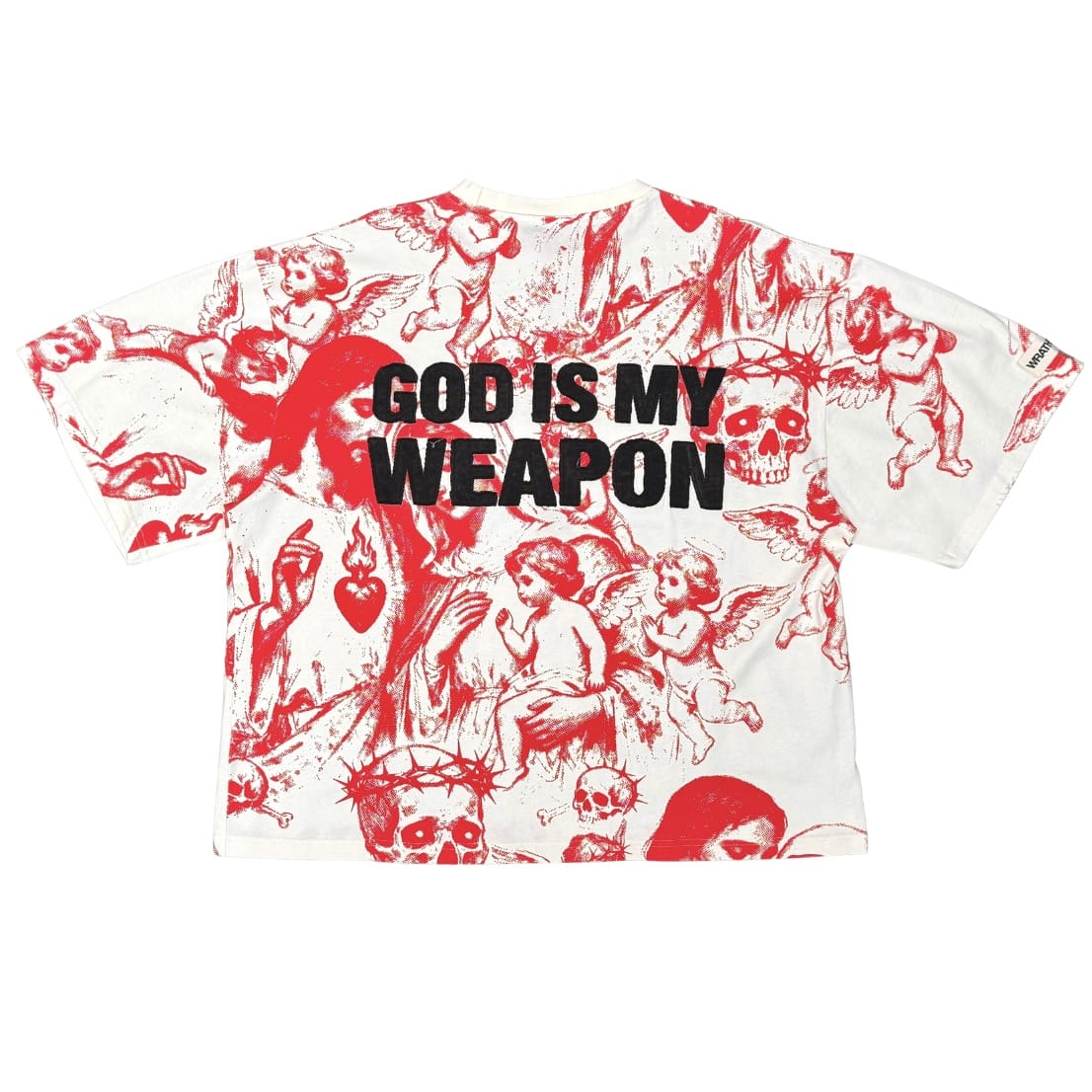 Wrathboy God Is My Weapon Tee (Red) WB623-RED