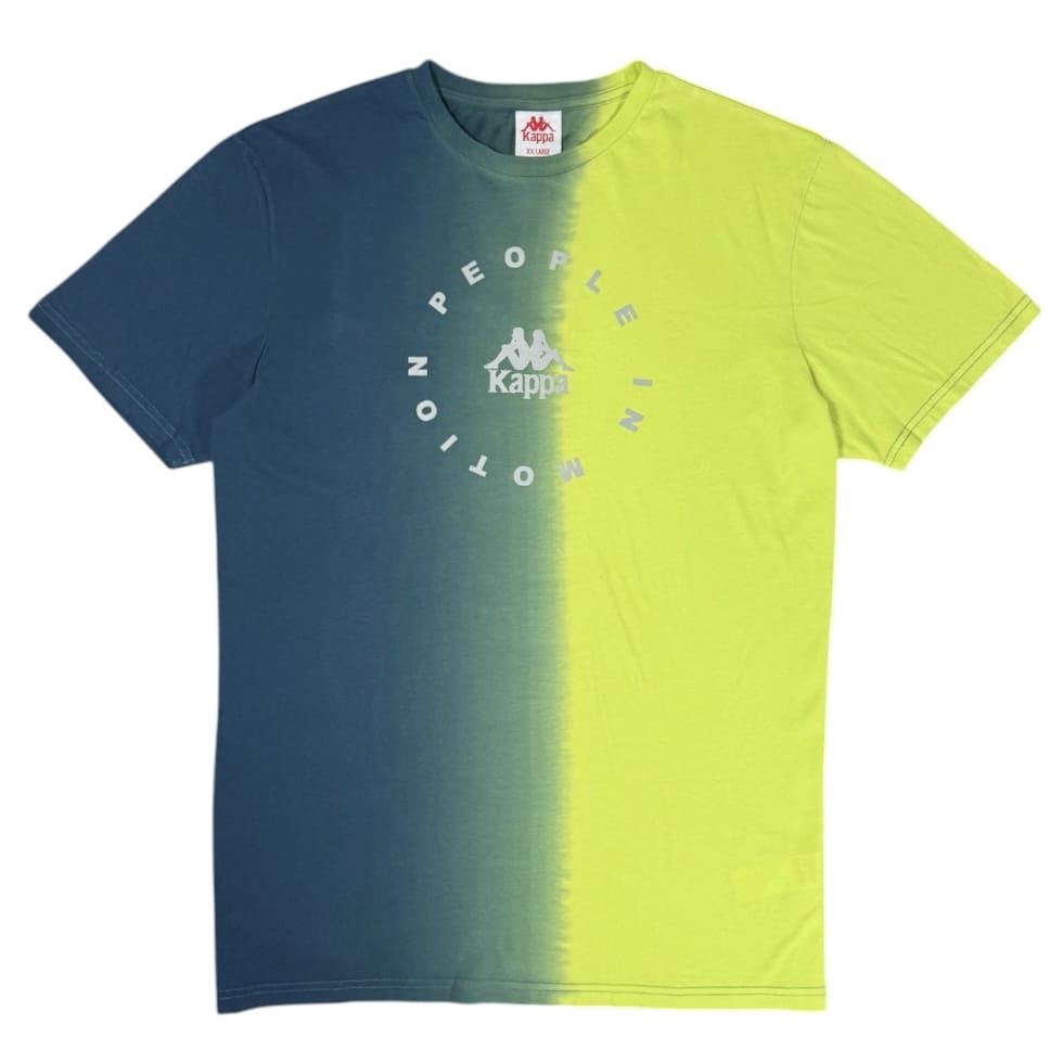 Kappa Authentic Dipte T Shirt (Blue/Green/Grey) 35133UW