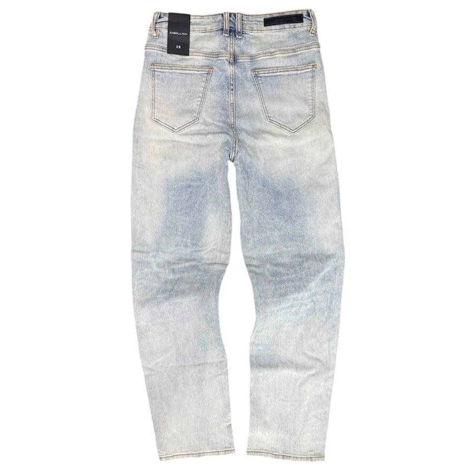 Embellish Straight Denim Jean (Light Blue) EMBHOL124-008
