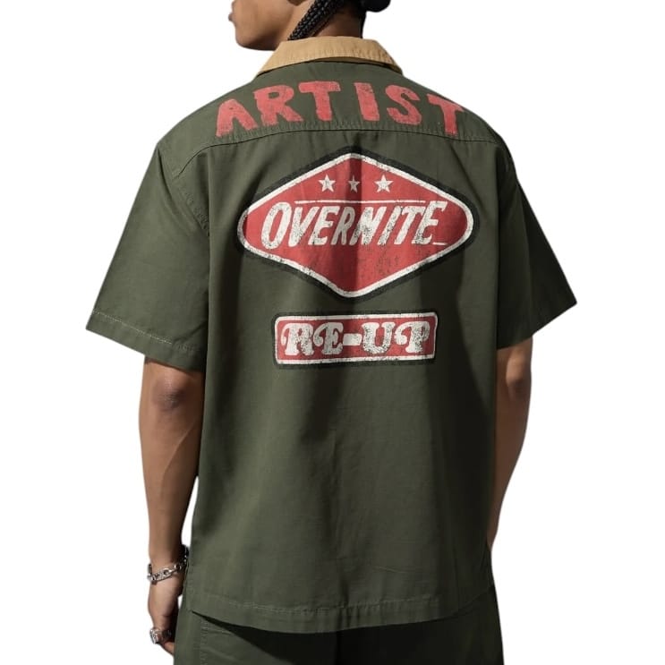Jordan Craig The Re-Up Mechanic Shirt (Dark Green) 2058