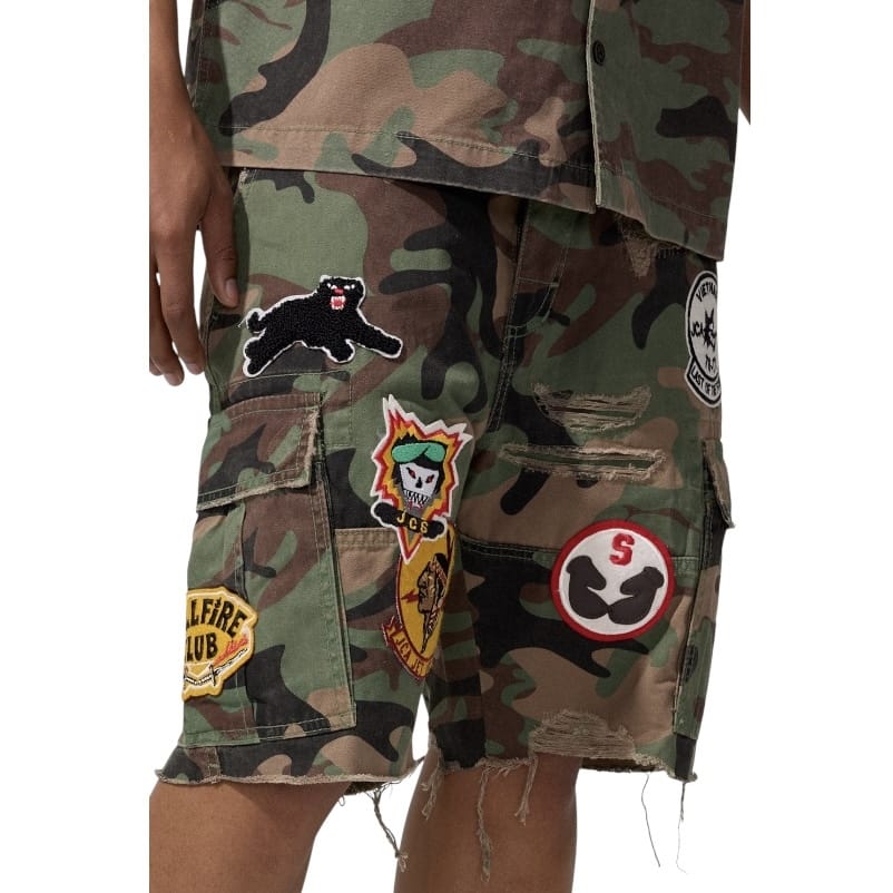 Jordan Craig Retro War Angel Cargo Shorts (Vintage Camo) JB4437C