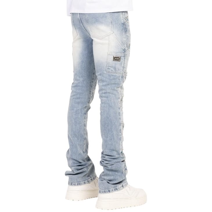 Guapi Spider Denim Jean (Aqua Blue) 836ABSD