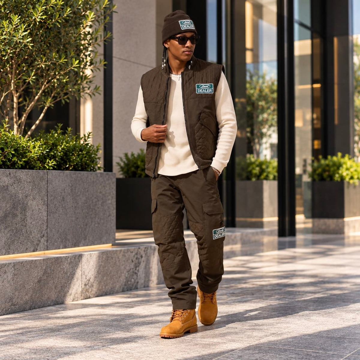 Jordan Craig Local Dealer Service Quilted Vest (Chocolate) 91773V