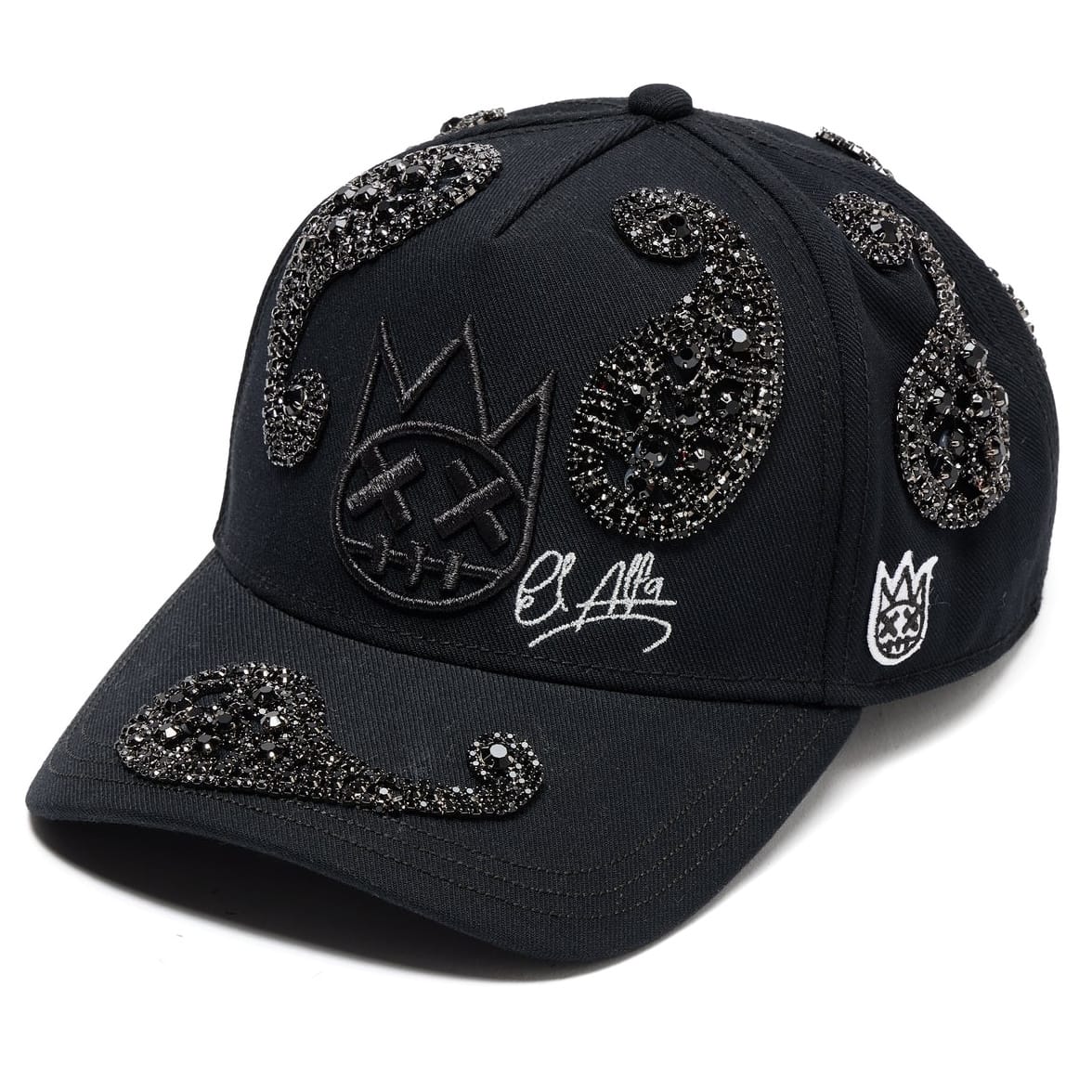 Cult Of Individuality Cult's Paisley 5 Panel A Frame Hat (Black)