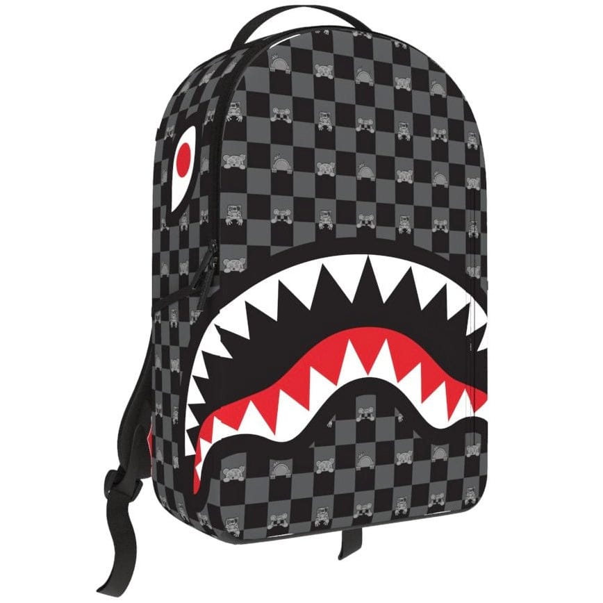 Sprayground Peeking Character Check Backpack