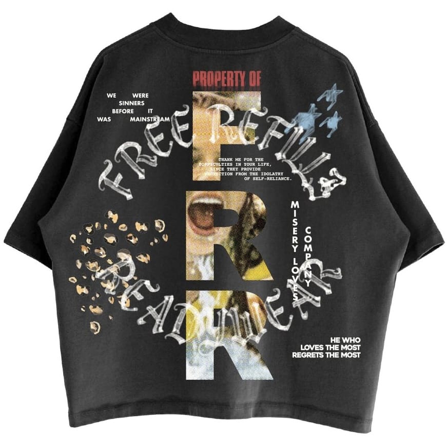 Free Refills Property Tee (Black) FR-SUM26-026