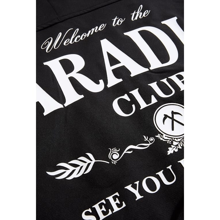 See You In Paradise Club Shirt and Short Set (Black)