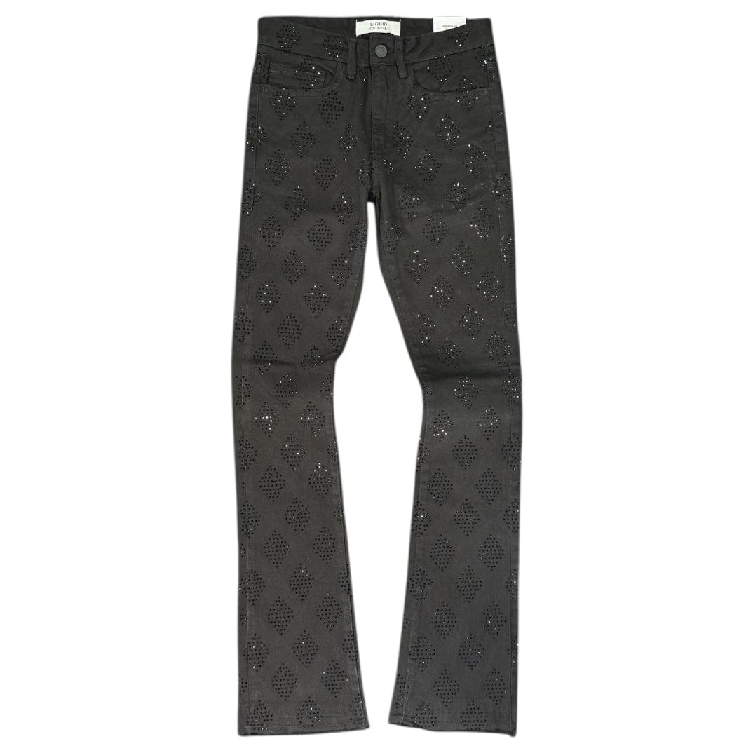 Liquid Crystals Diamond Crystals Denim (Jet Black) JTF2317A