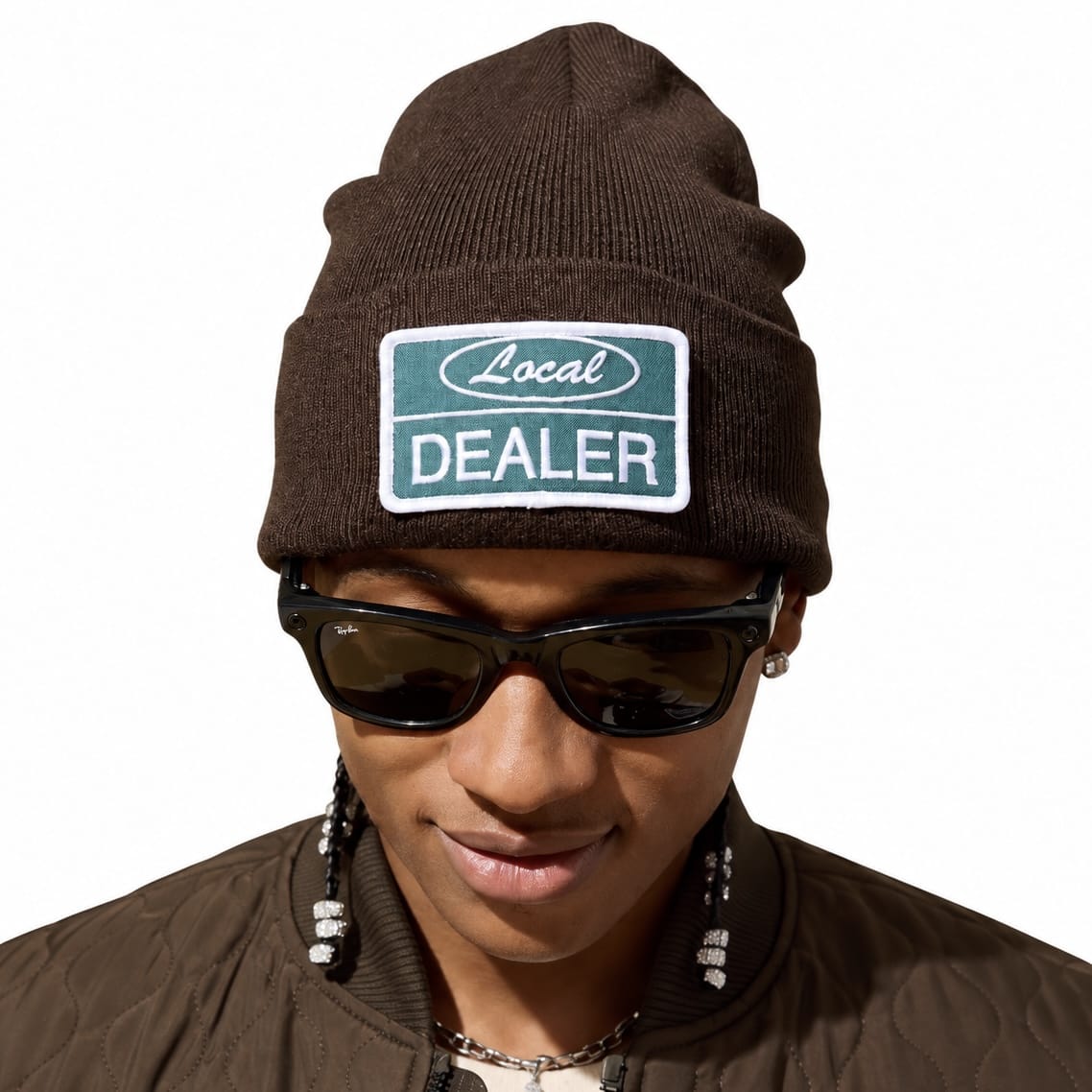 Jordan Craig Local Dealer Knit Beanie (Chocolate) C91773