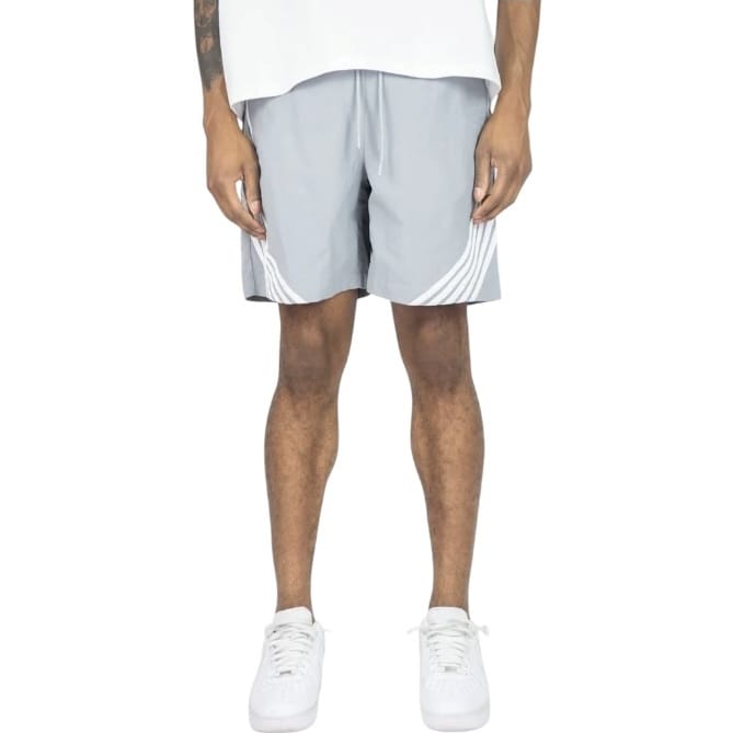 Rebel Minds Striped Nylon Shorts (Grey) A00-14905