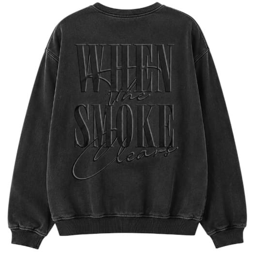 Almost Someday Smoke Crewneck (Black)
