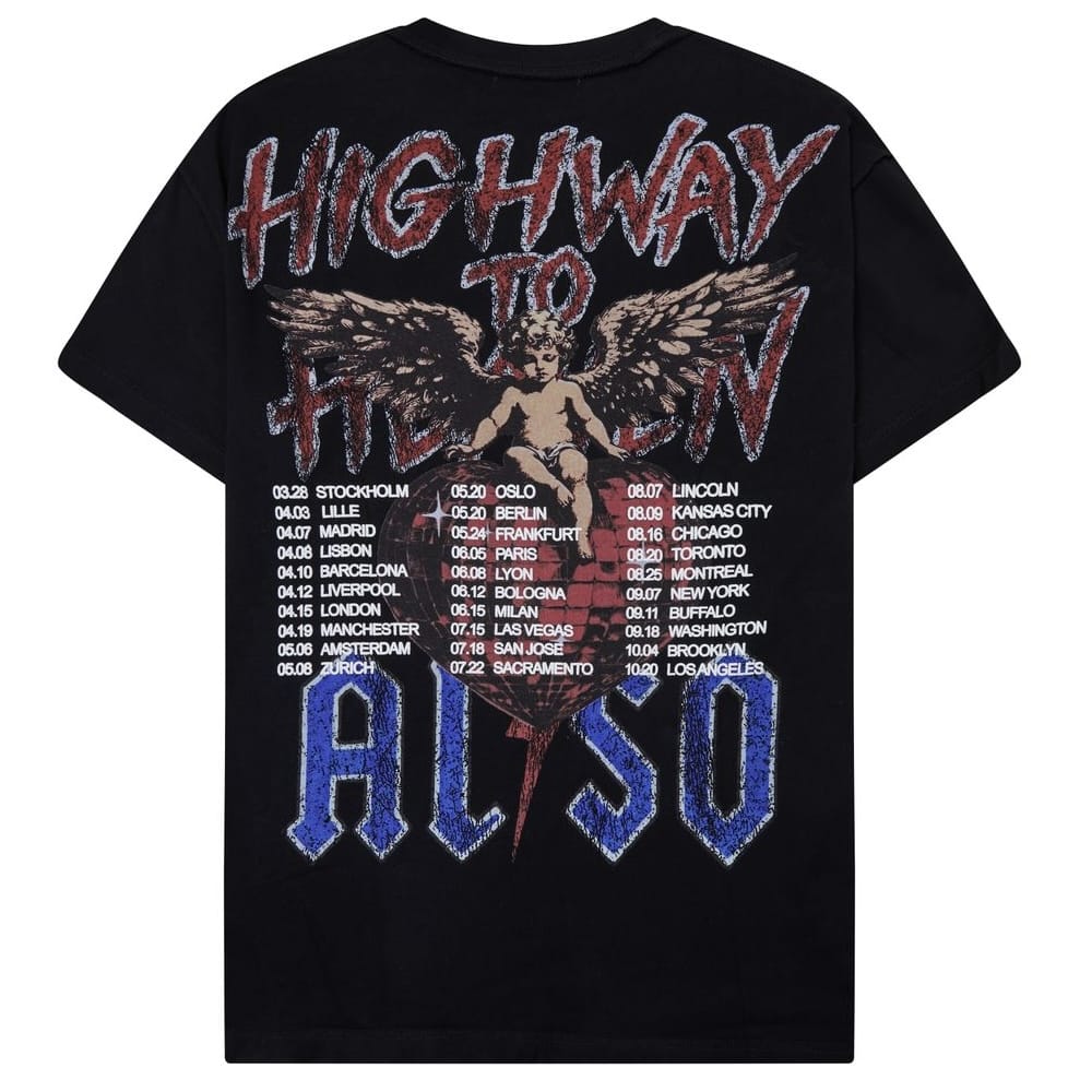 Almost Someday Highway To Heaven Tee (Black) AS-S26-081
