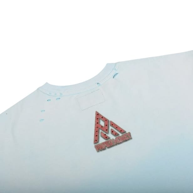 Paper Money Rolling Dice Tee (Light Blue) BH3559G