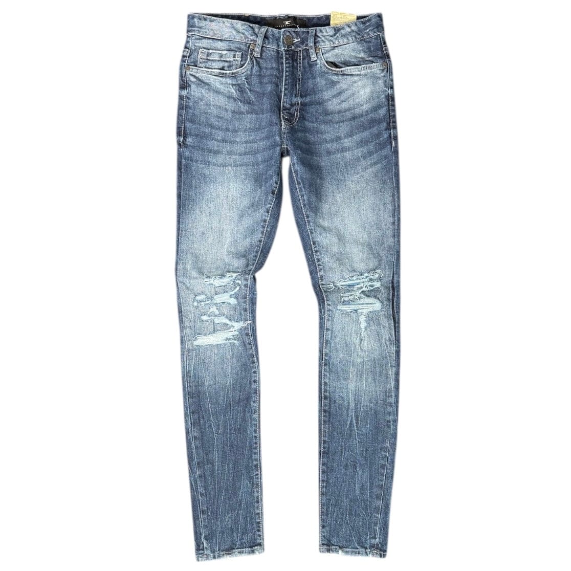 Jordan Craig Martin Fit Shreds on Knees Denim (M/Blue) JT2294
